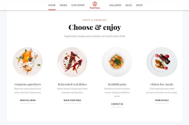 foodhaus WP Theme