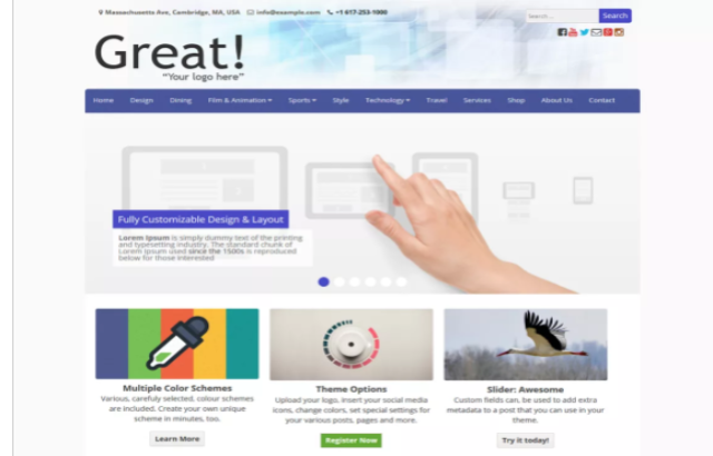 Great WordPress Photography Theme Great WordPress Photography Theme