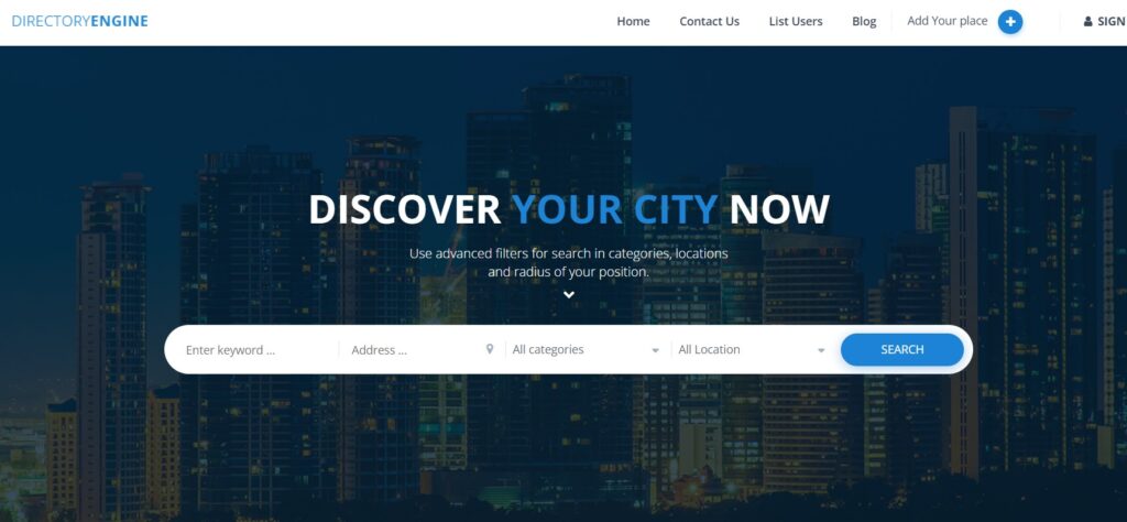 DirectoryEngine Directory WordPress Theme
