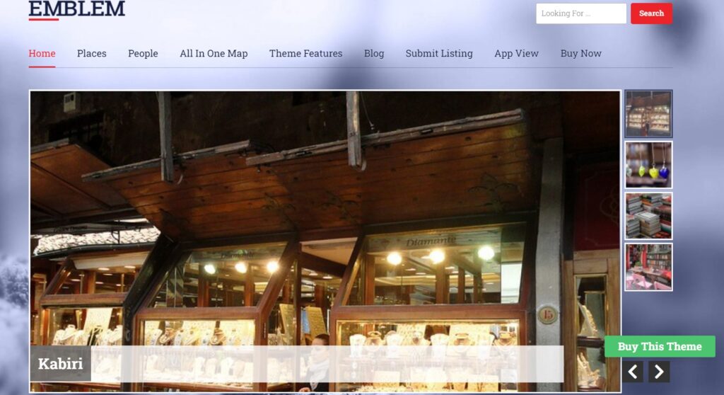 Emblem Directory WordPress theme