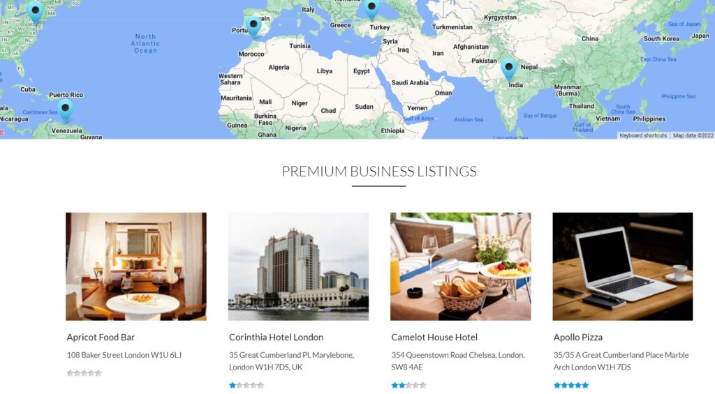 GeoCraft Directory WordPress theme