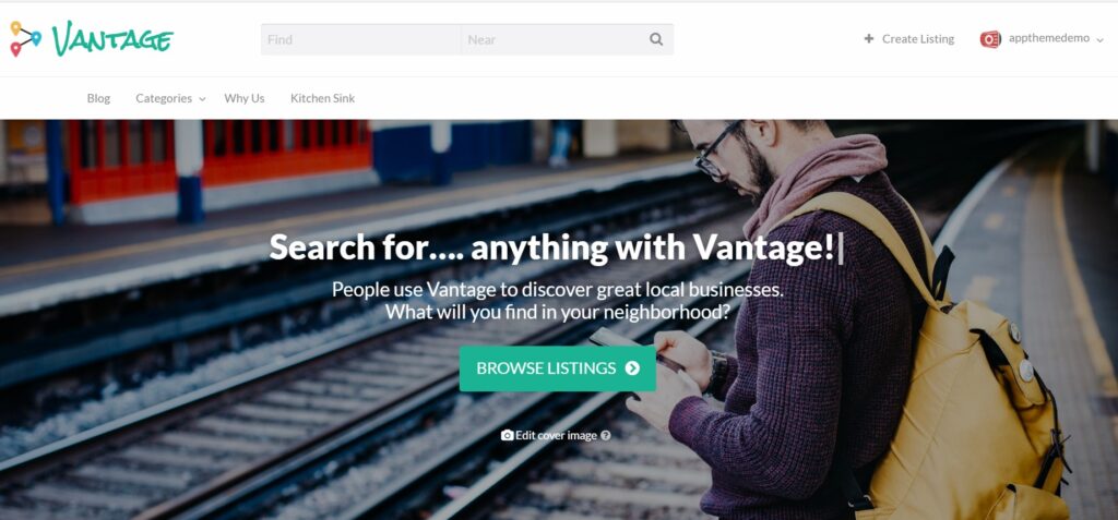 Vantage Directory WordPress theme