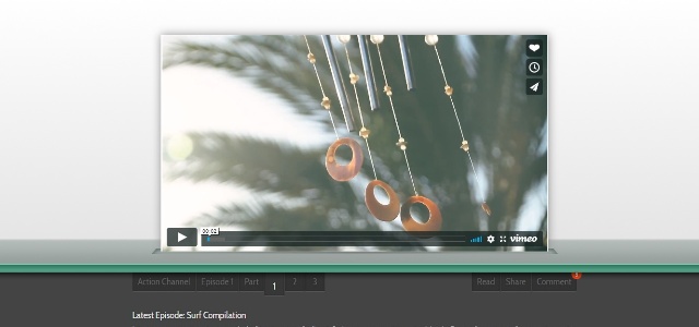 simplistic and elegant video WordPress theme