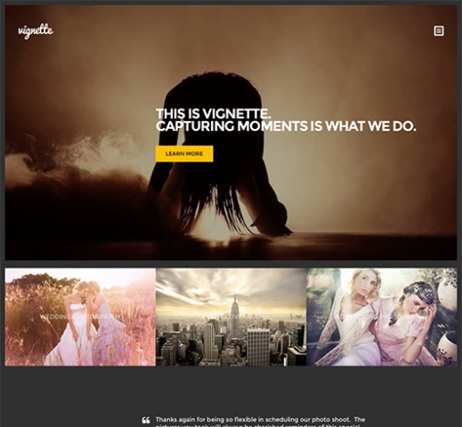 perfect video WordPress theme for visual artists
