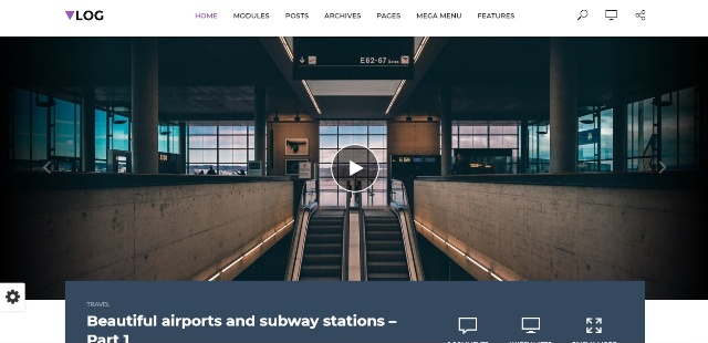 WordPress video theme crafted for webmasters
