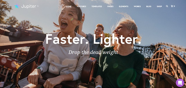 multipurpose WordPress theme with portfolio animations