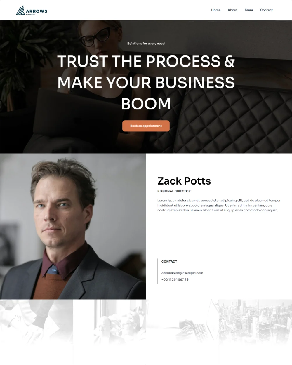 Accountant WordPress Template