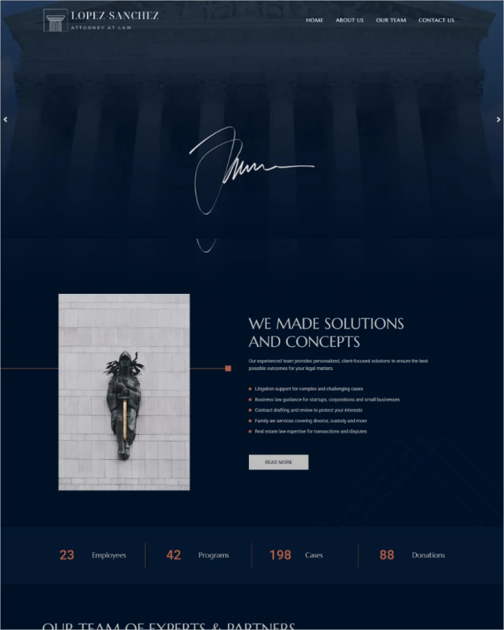Lawyer WordPress Template