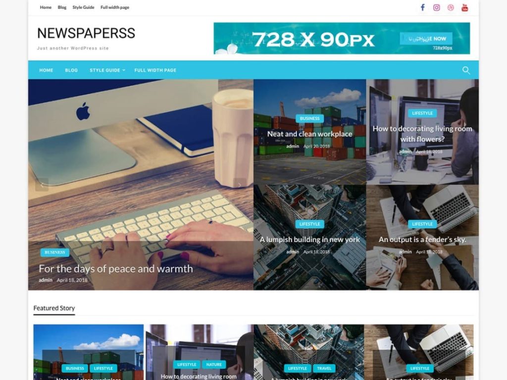 Newspaperss- Free WordPress Magazine Theme (1)