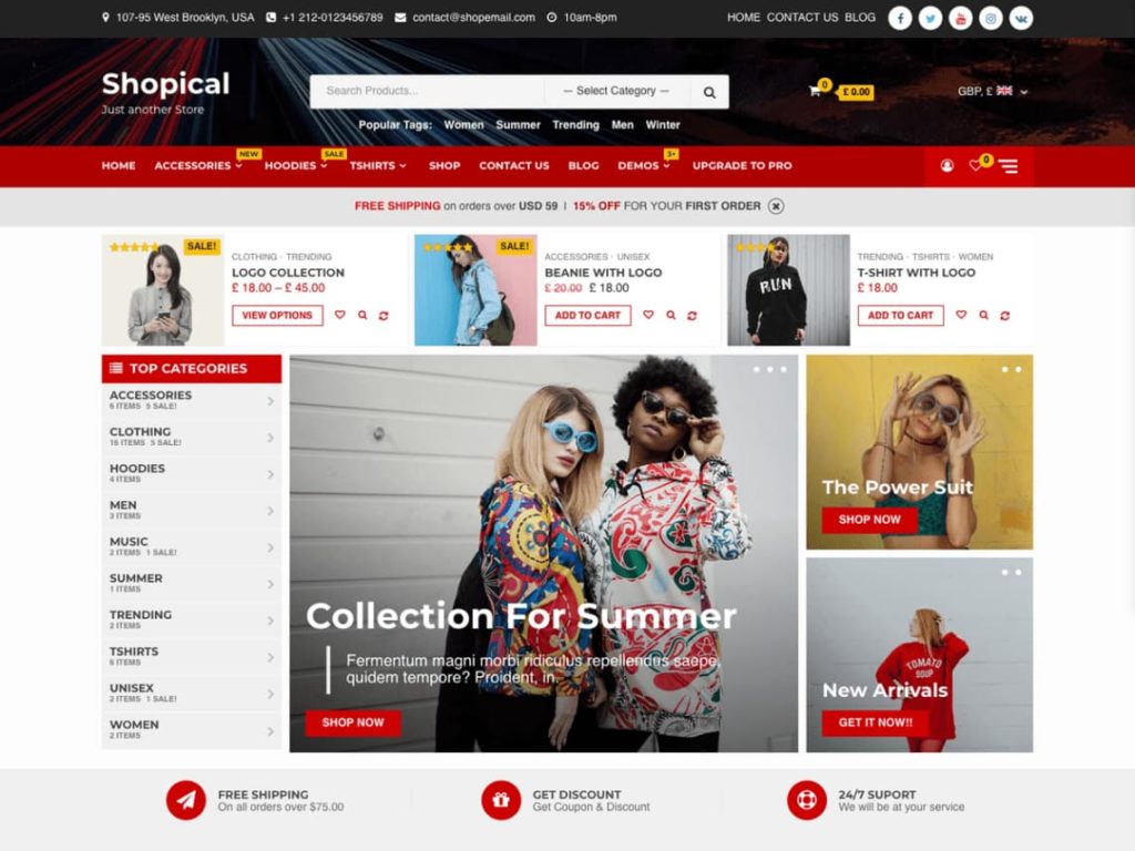 Shopical WordPress Ecommerce Theme