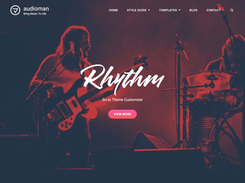 Audioman Podcast WordPress Theme