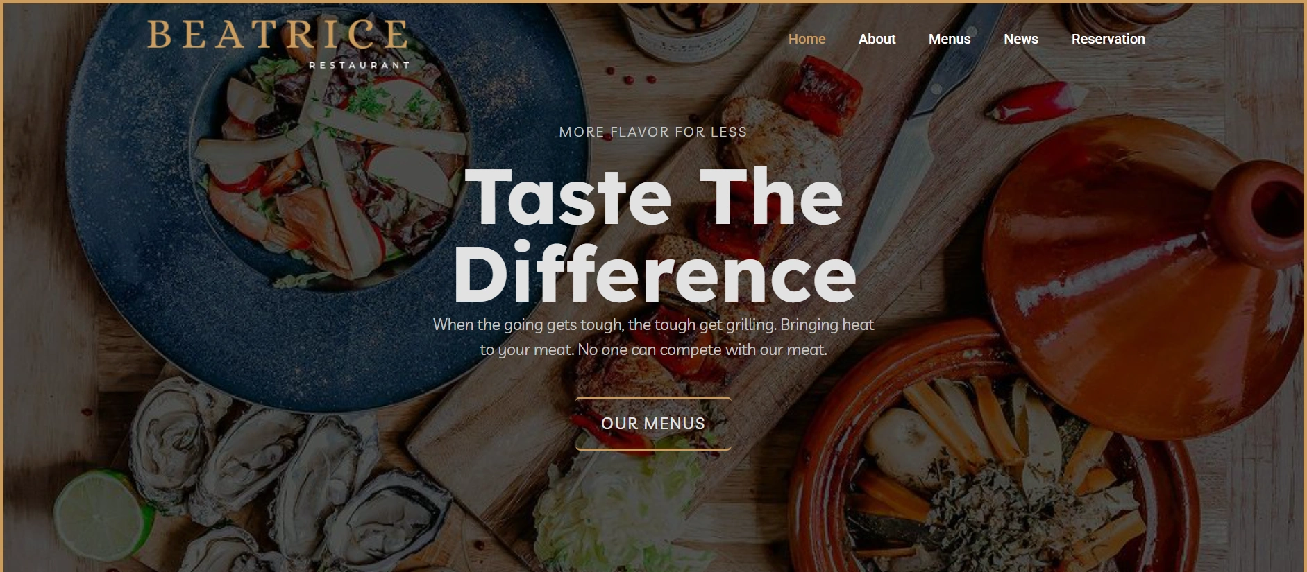 Local Restaurant template
