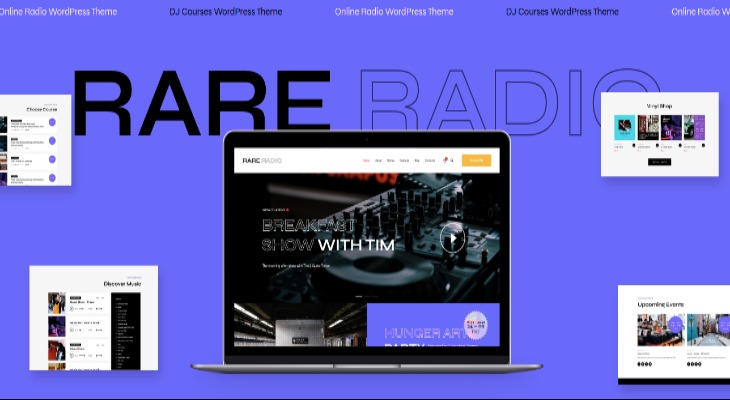Rare Radio Podcast WordPress Theme
