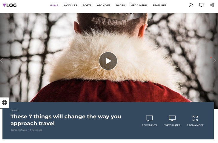 Vlog Podcast WordPress Theme