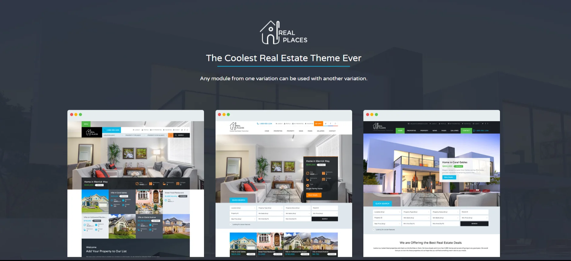 Real Places WordPress Theme