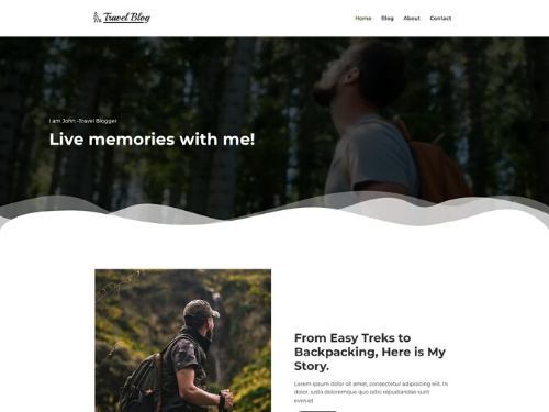 Travel Blog Theme - wordpress blog themes responsive