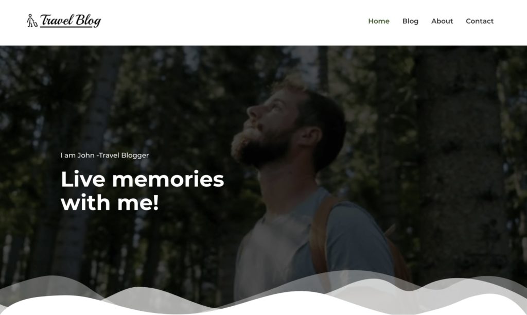 Travel blogger - WordPress theme for bloggers