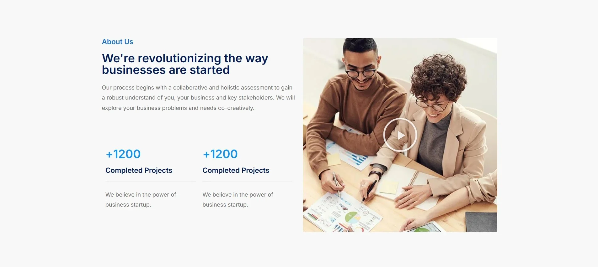 Corporate About page