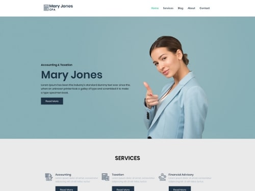 Business WordPress Theme- free WordPress account