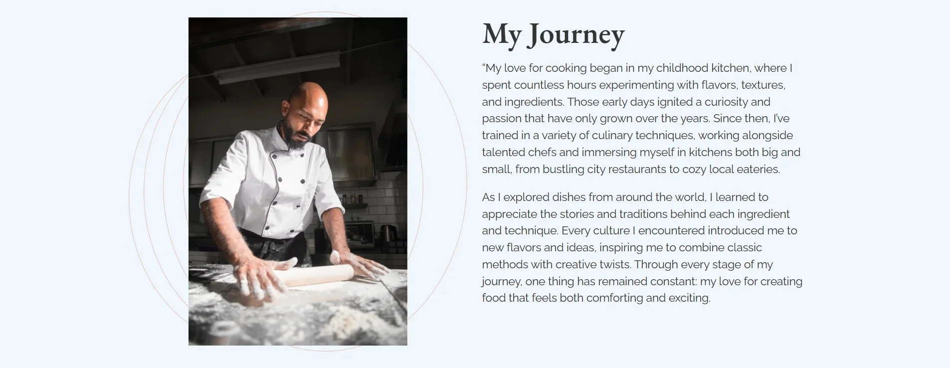 Food-Blogging About page