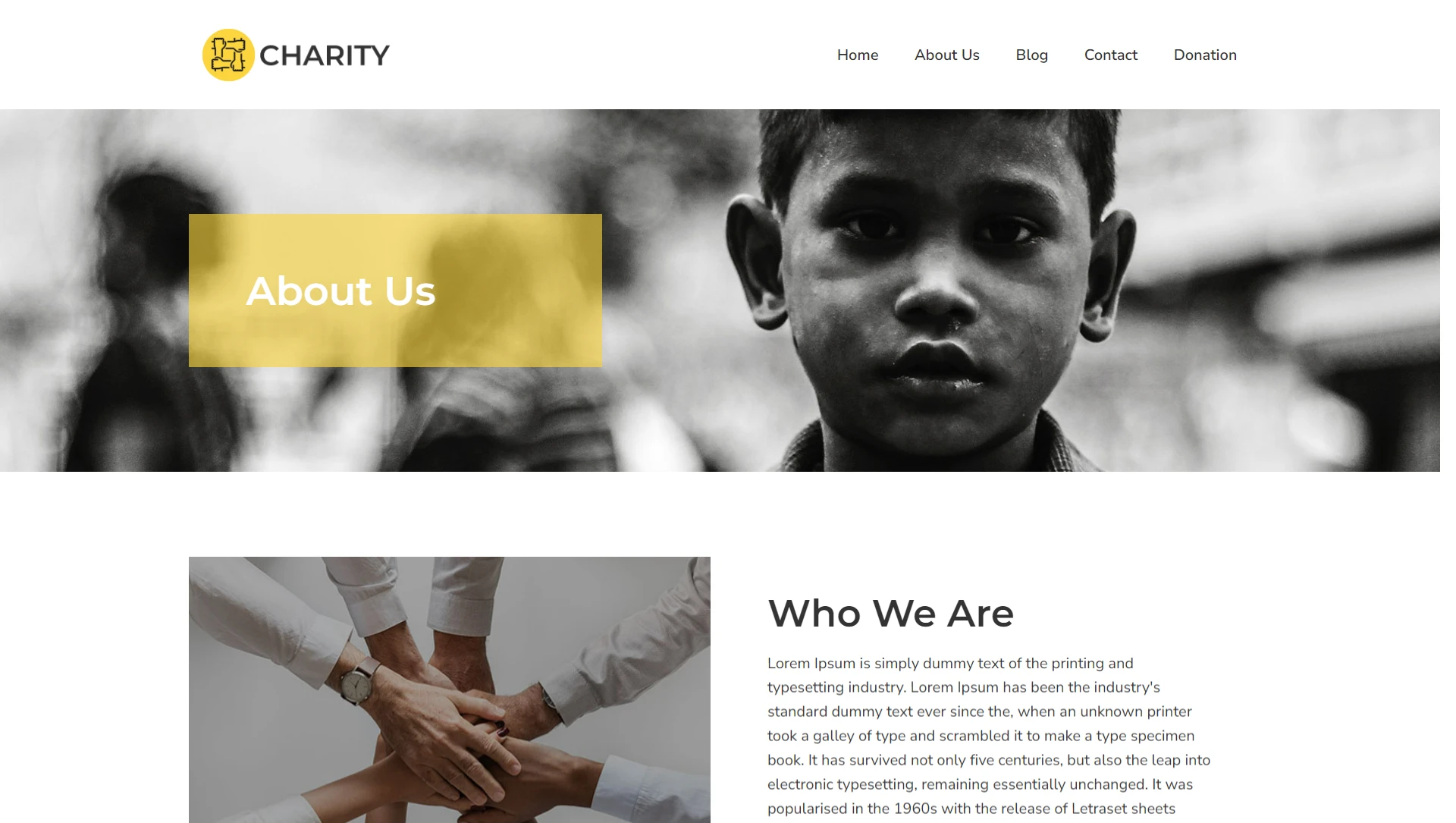 non profit website templates
