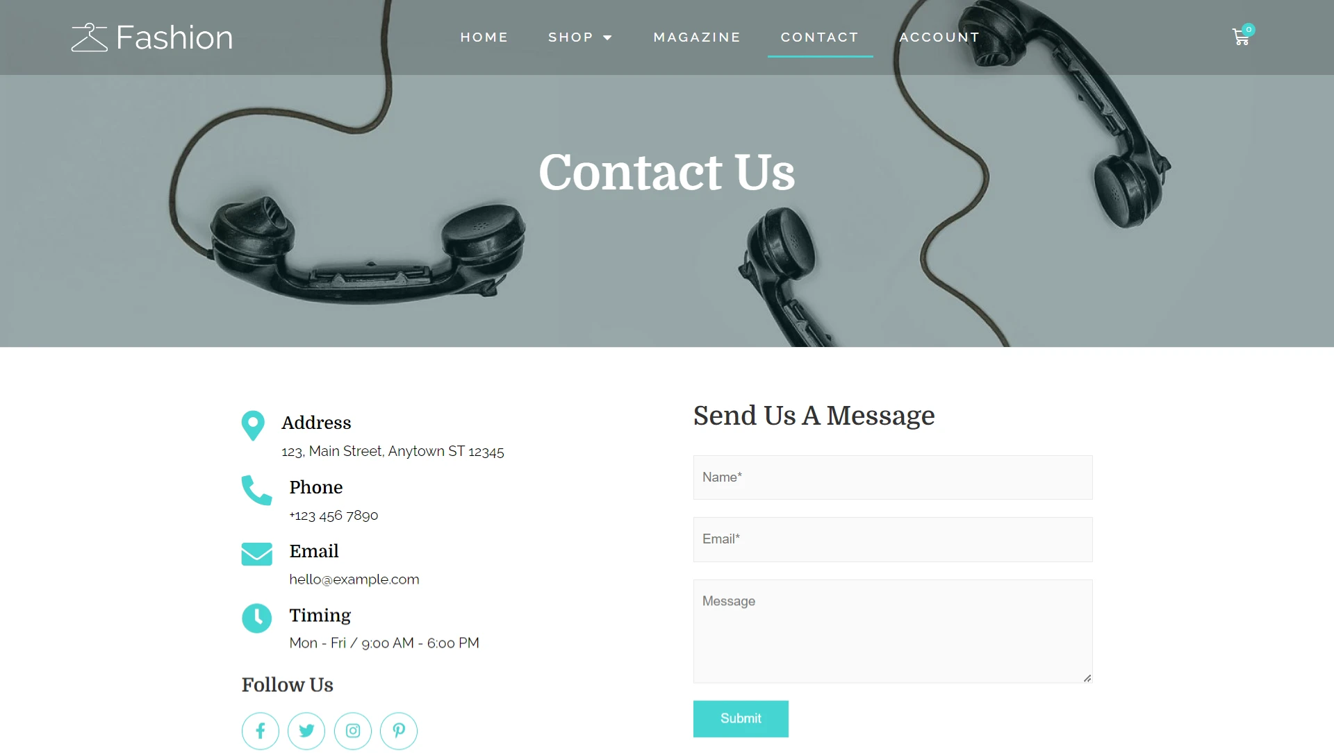 create an online clothing store
