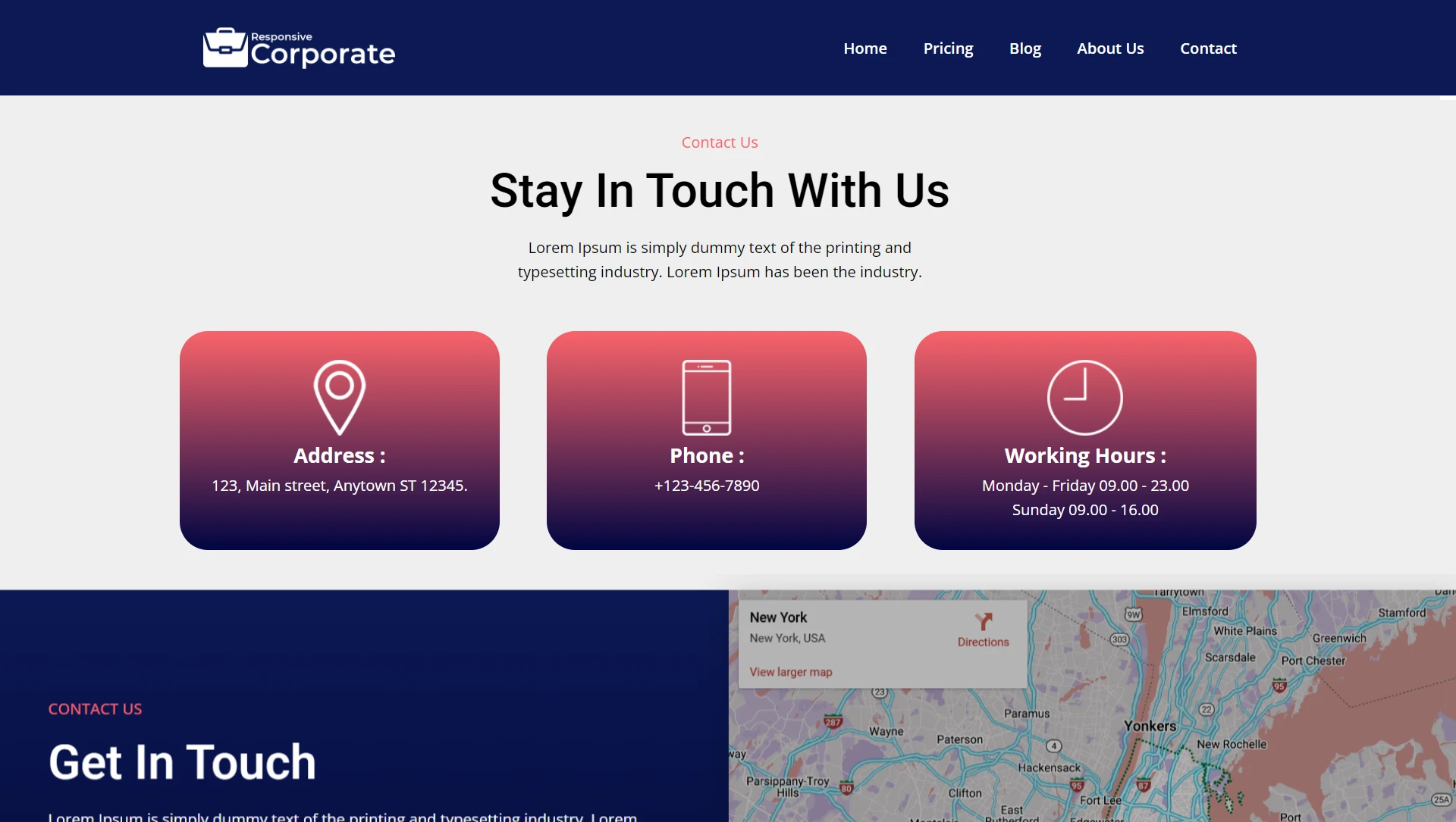 corporate website templates