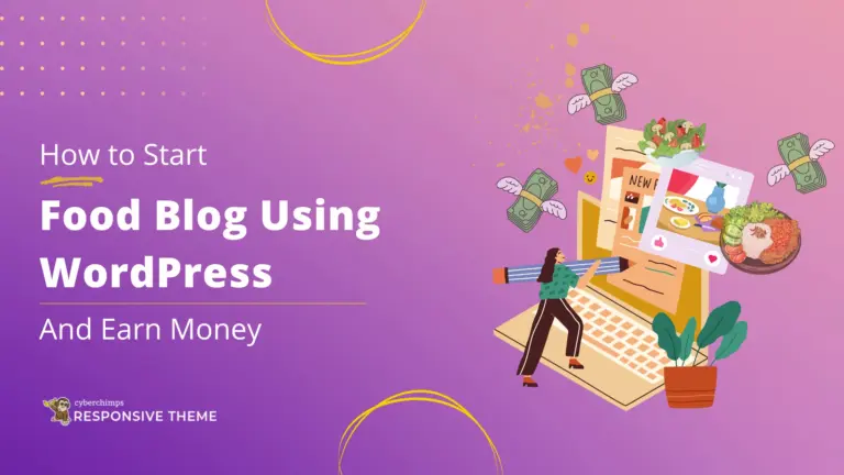 Food blog using wordpress