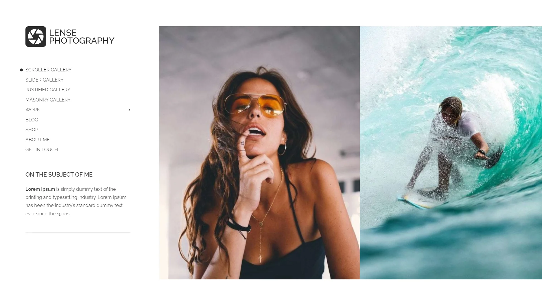 Lense WordPress Theme