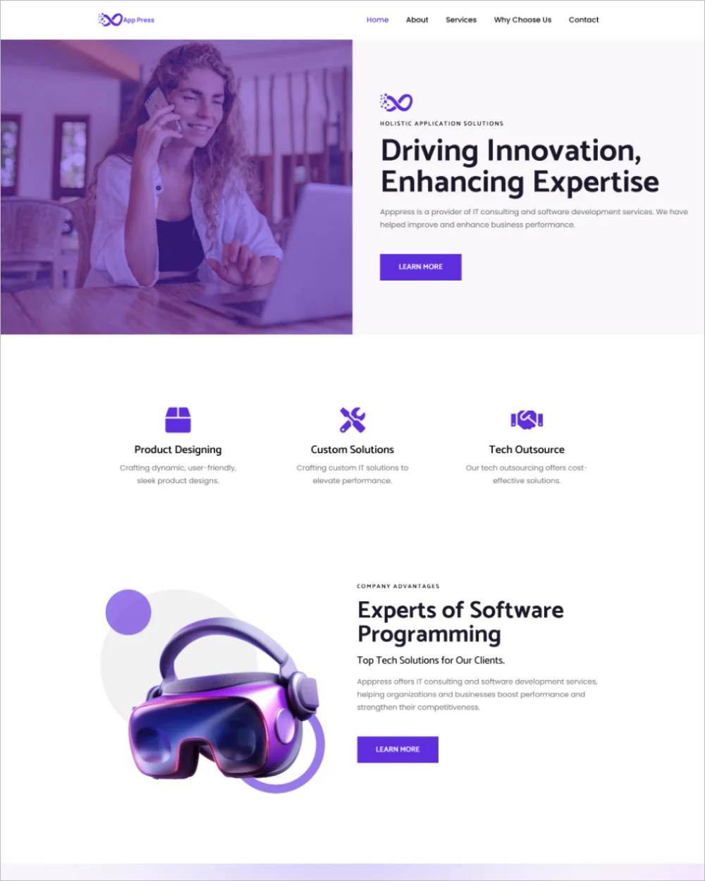 Apppress WordPress Template