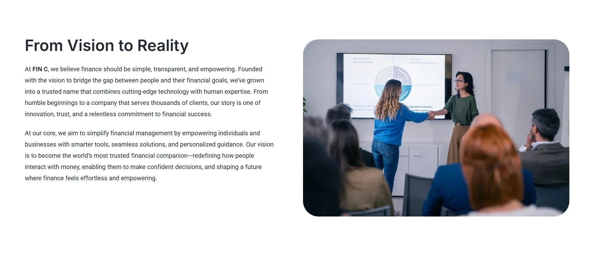 Finance-Consulting About us page