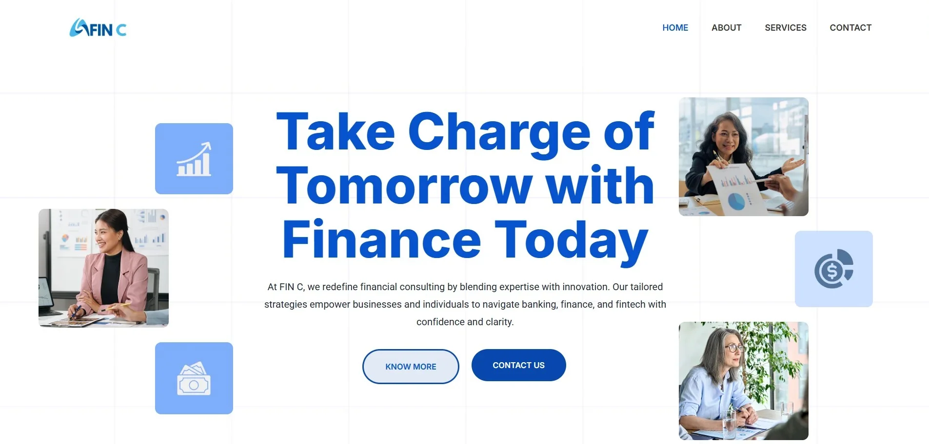 Finance-Consulting WordPress website template