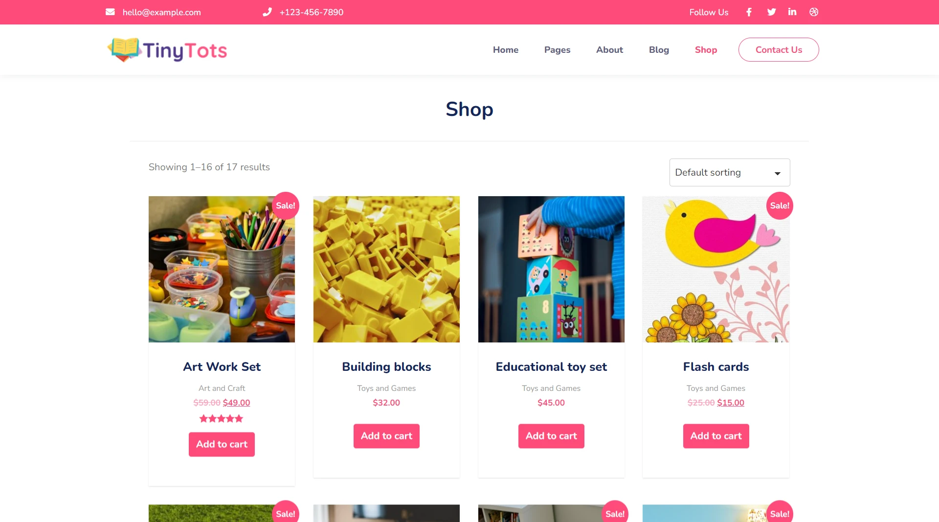 preschool website templates