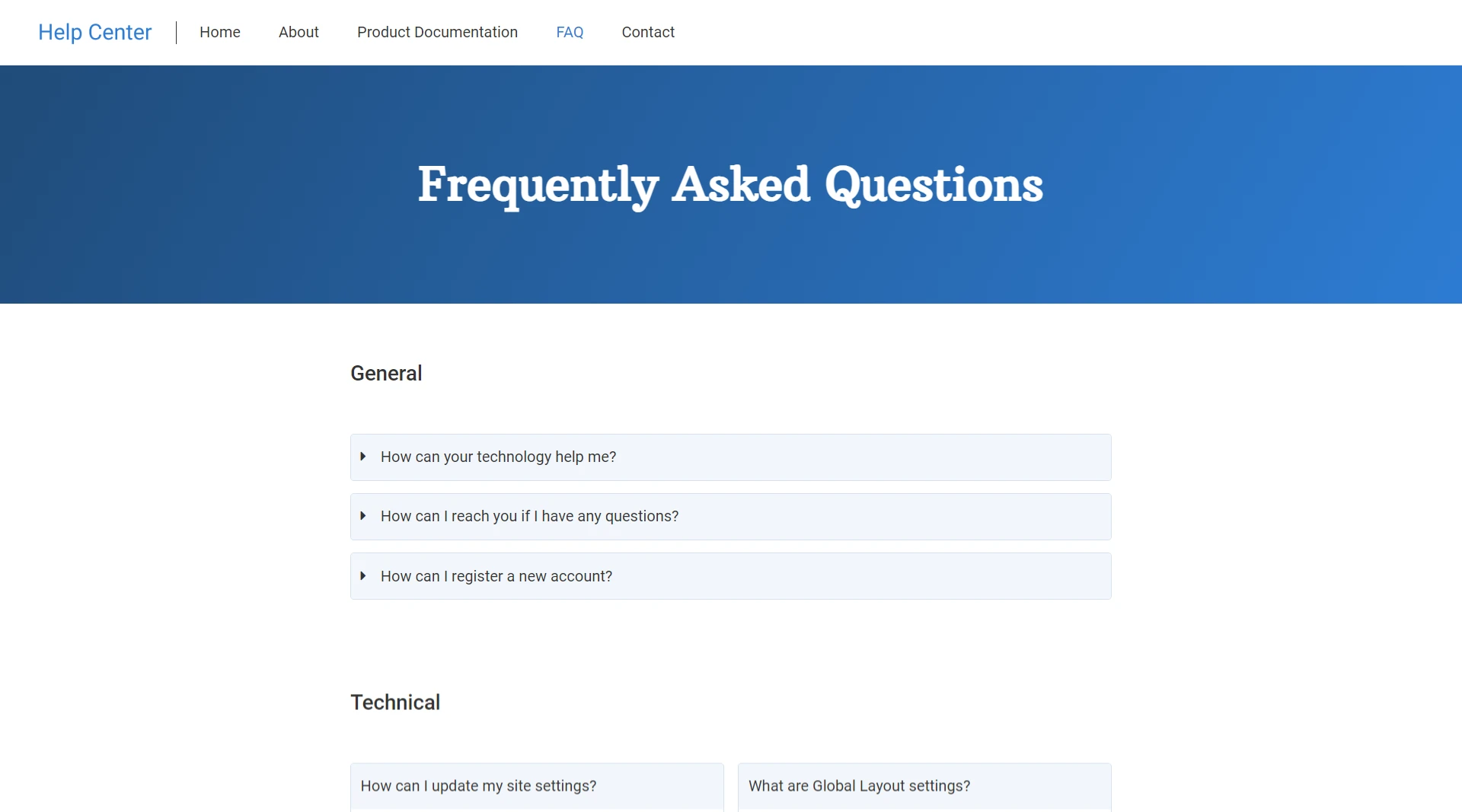 Documentation-Faq