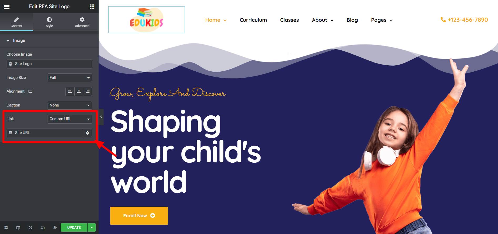 REA Site logo demo screenshot 3