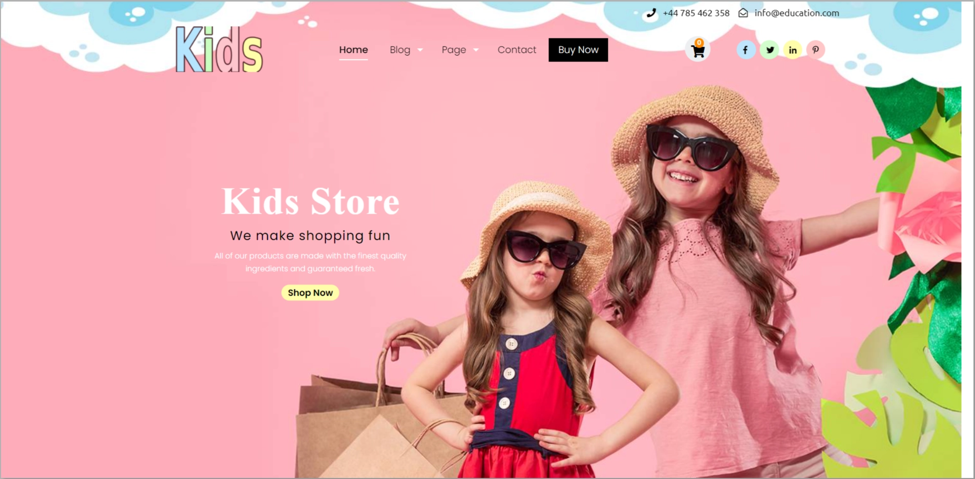 Kids online WordPress Children Theme