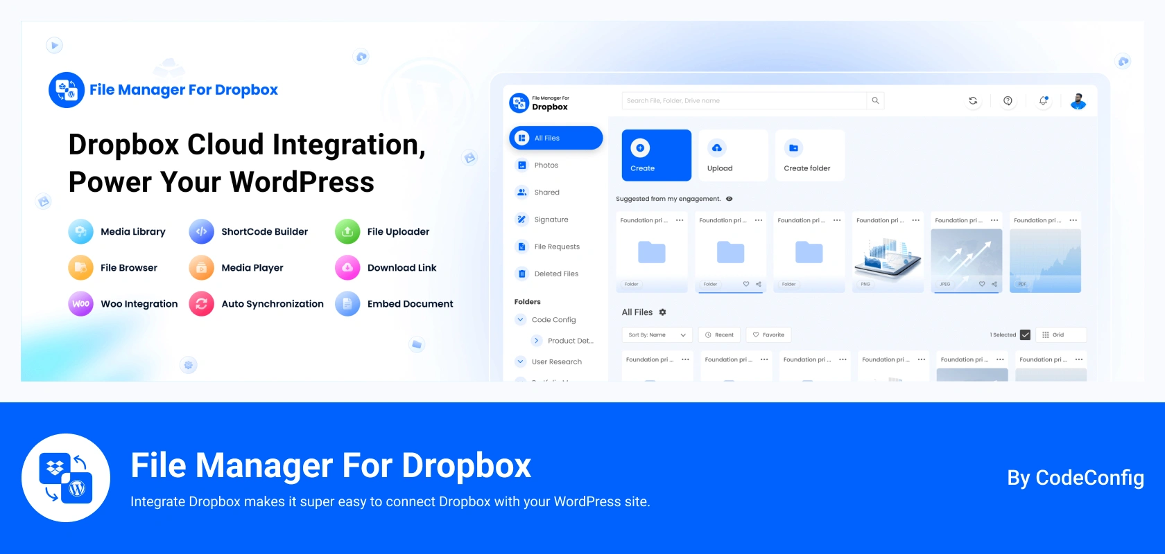 File manager for dropbox