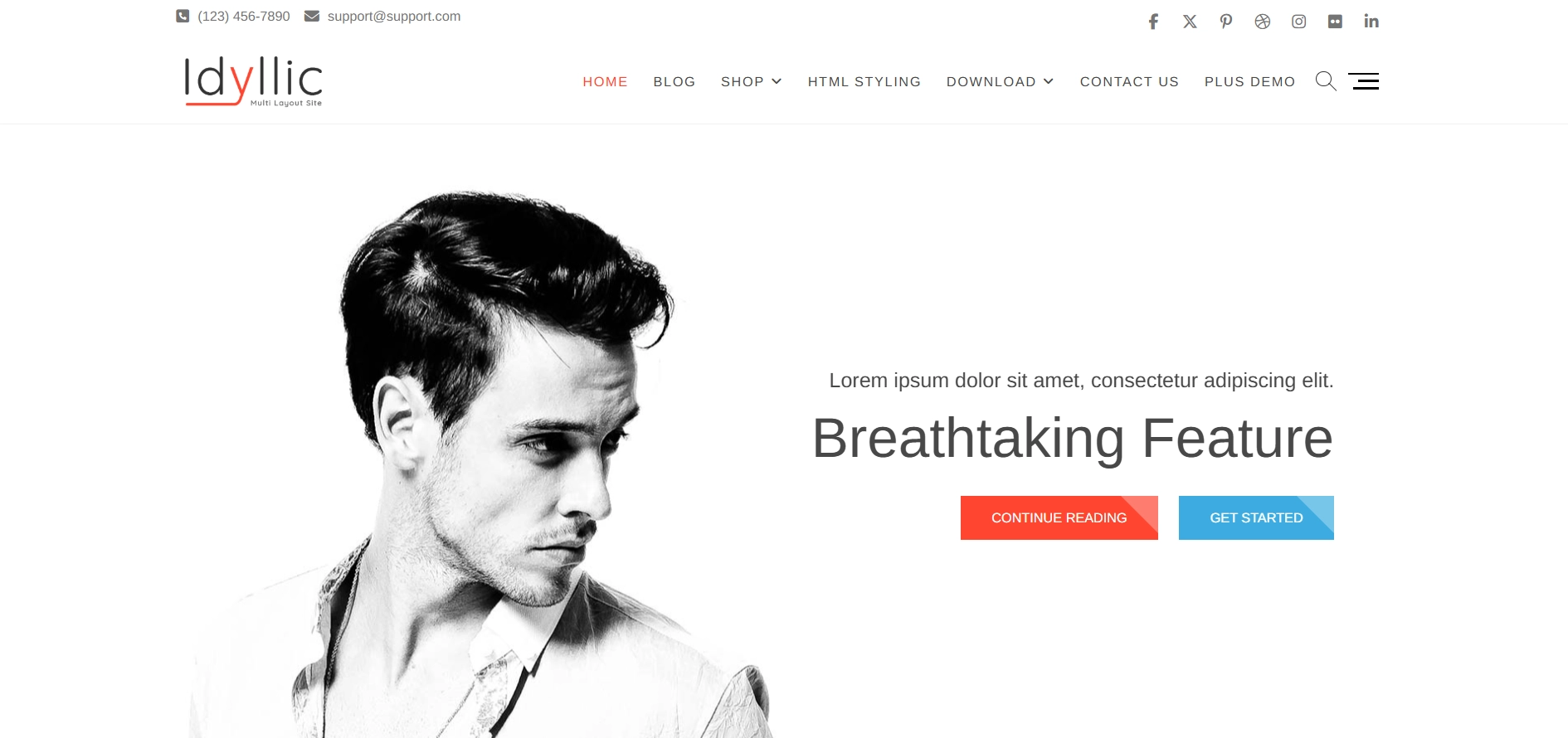 Idyllic theme