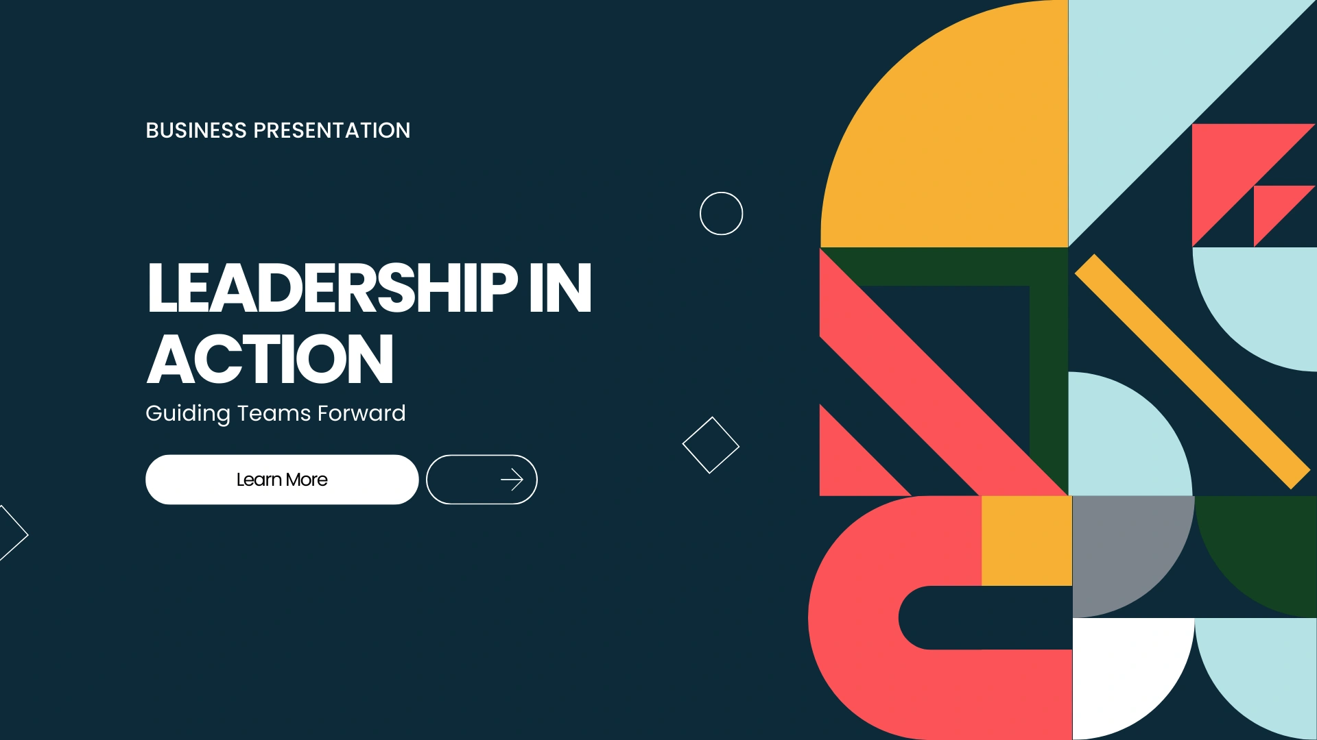 Geometric shapes- Web design trend