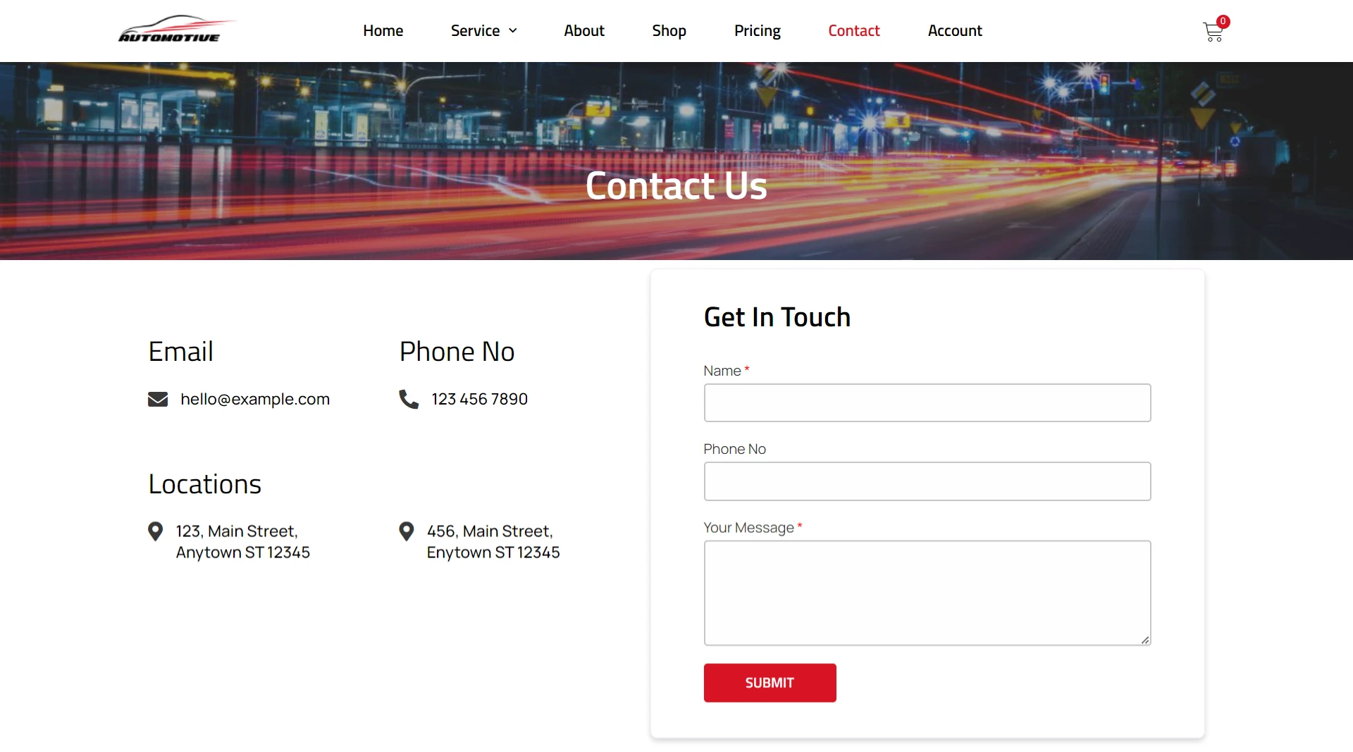 Automotive-Contact