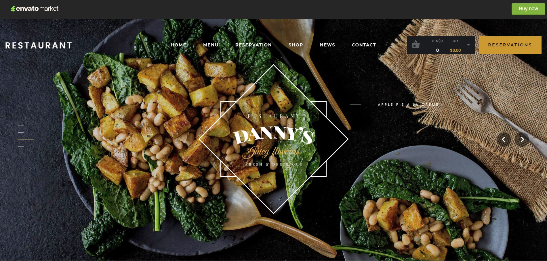 danny's restaurant theme