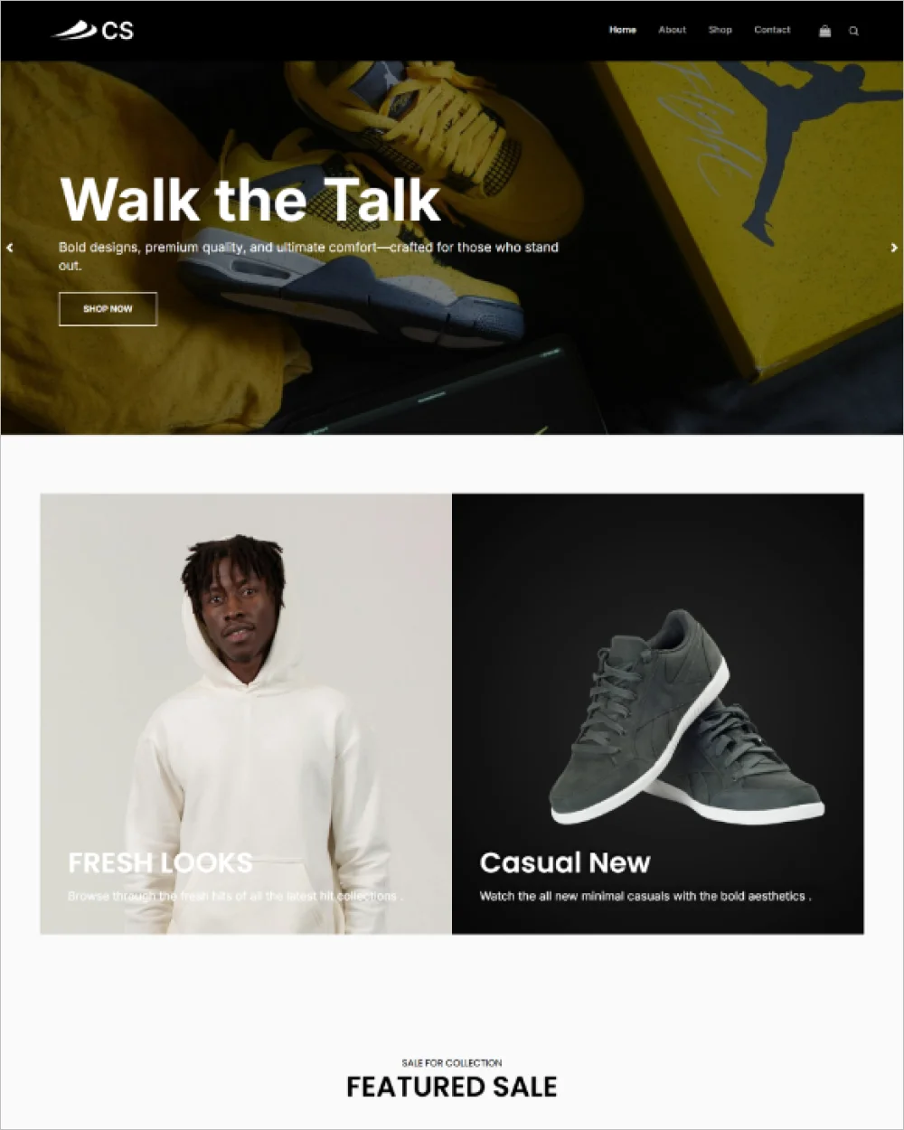 Chimpshoes WordPress Template