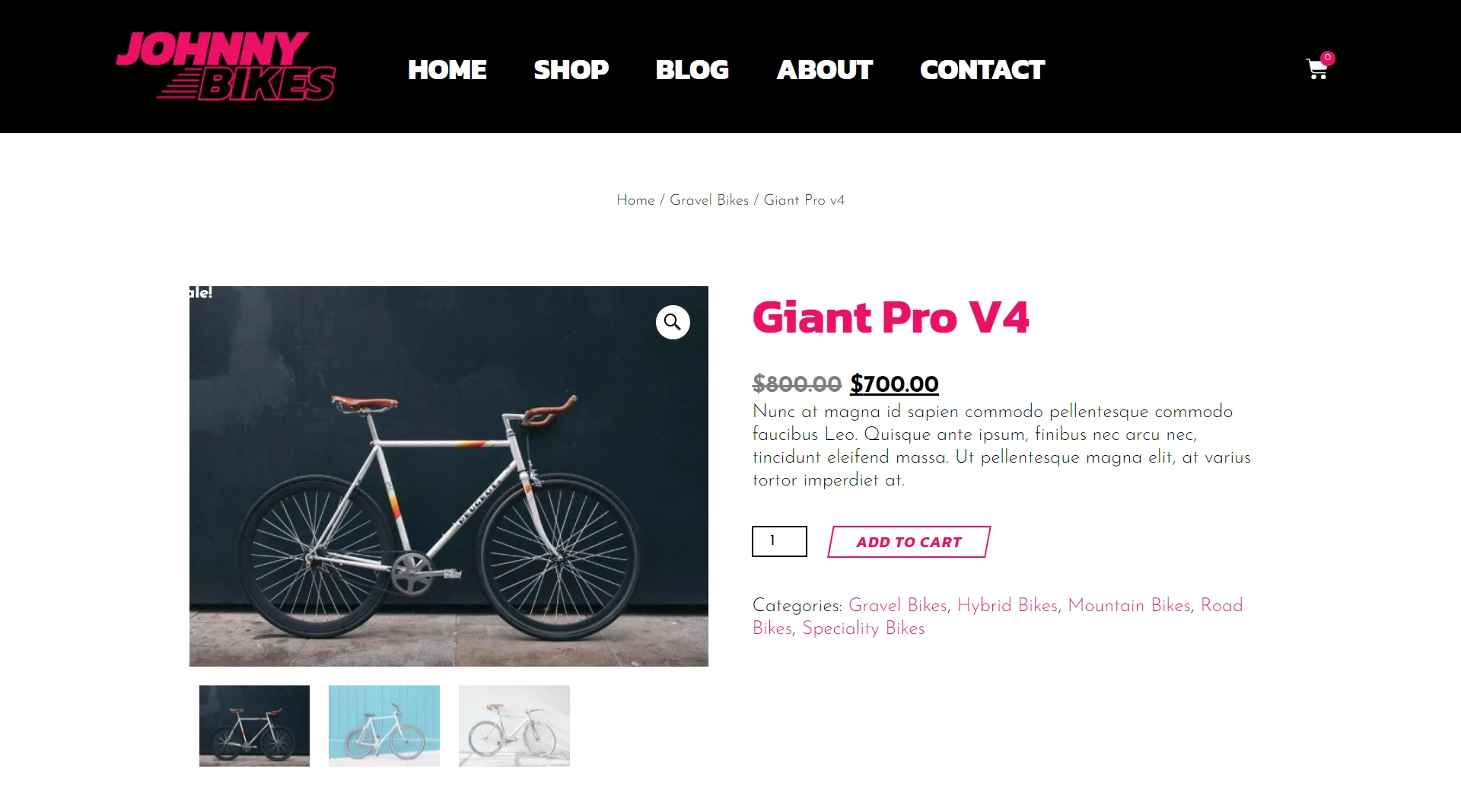 Bike Store-Single-Product