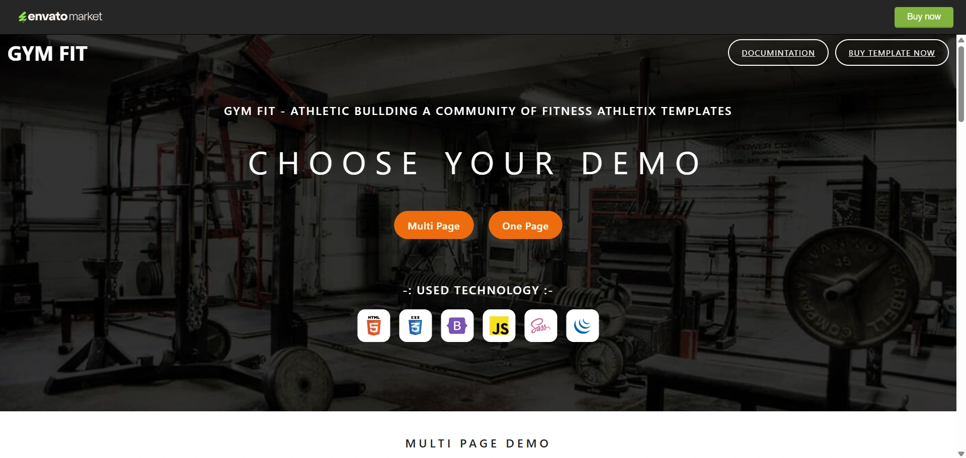 Gymfit fitness WordPress theme