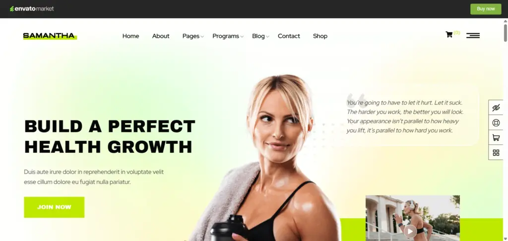 Samantha WordPress Theme