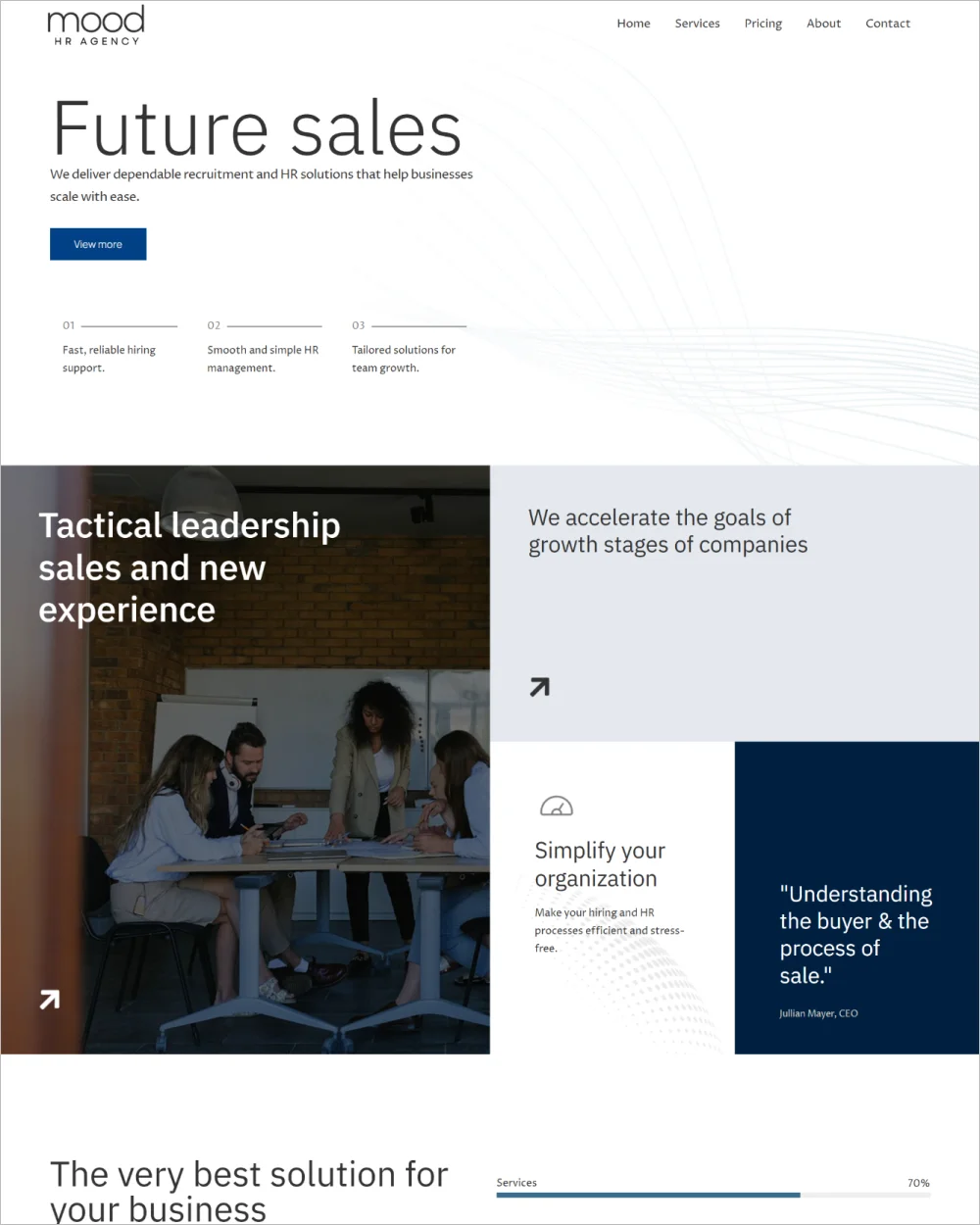 HR Agency WordPress Template