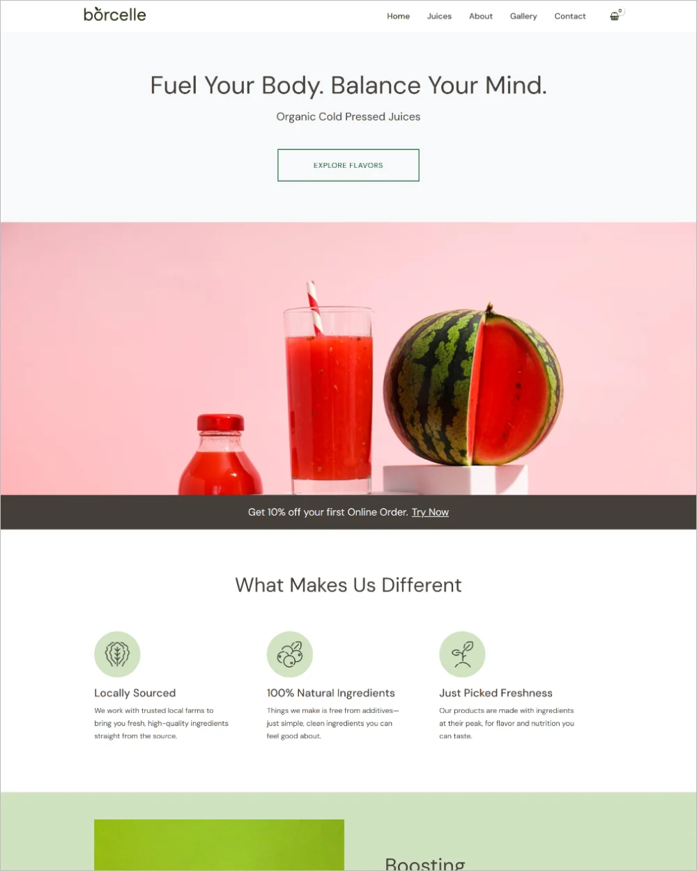 Juice Shop WordPress Template