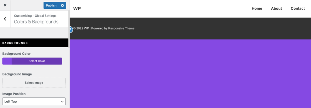 Background-Color-Responsive