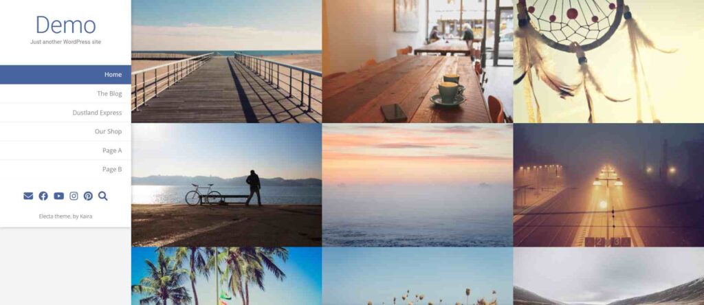 Electa - Photography WordPress Theme