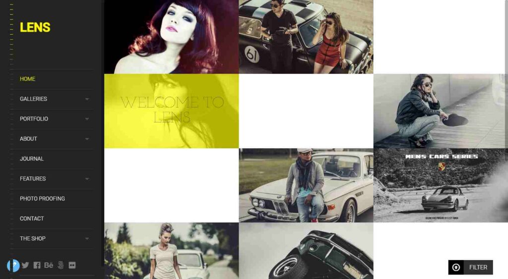 Lens - WordPress Photography Theme